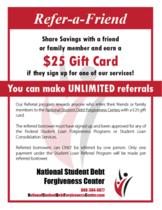 Referral Progam - Student Loan Forgiveness and Consolidation Experts