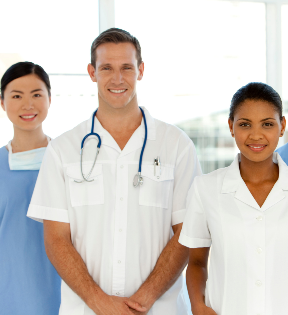 Group of doctors and nurses
