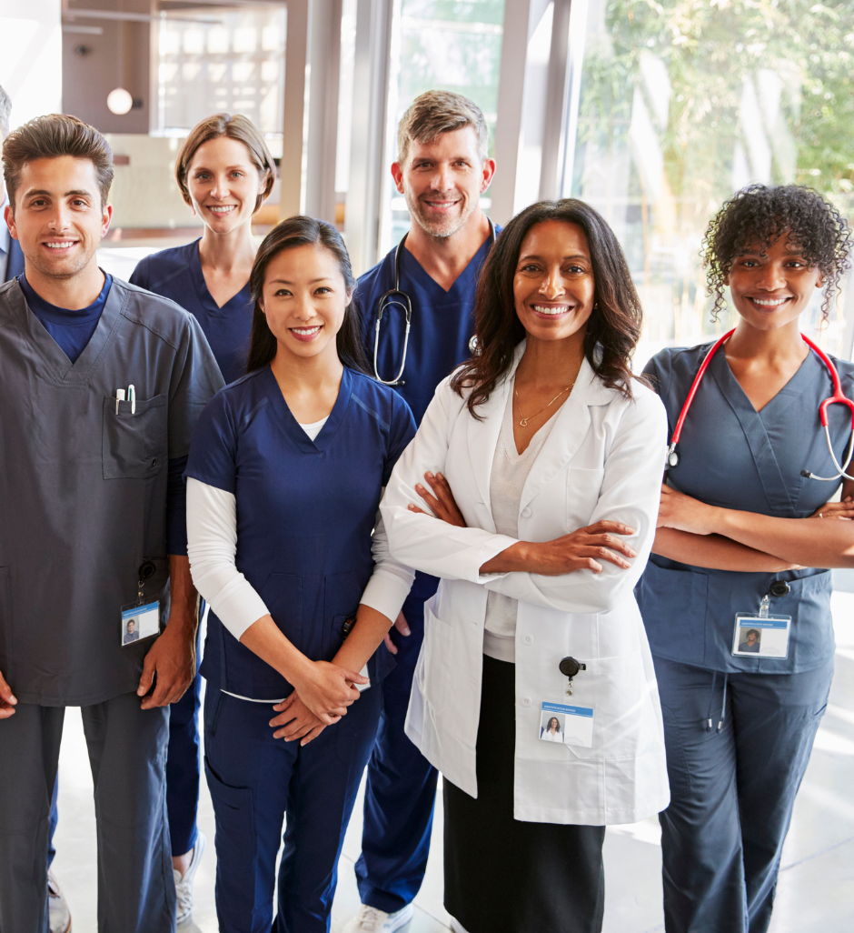 Group of doctors and nurses